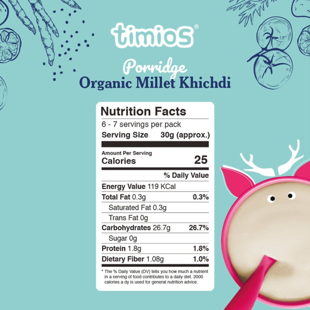 Timios Organic Millet Khichdi Porridge