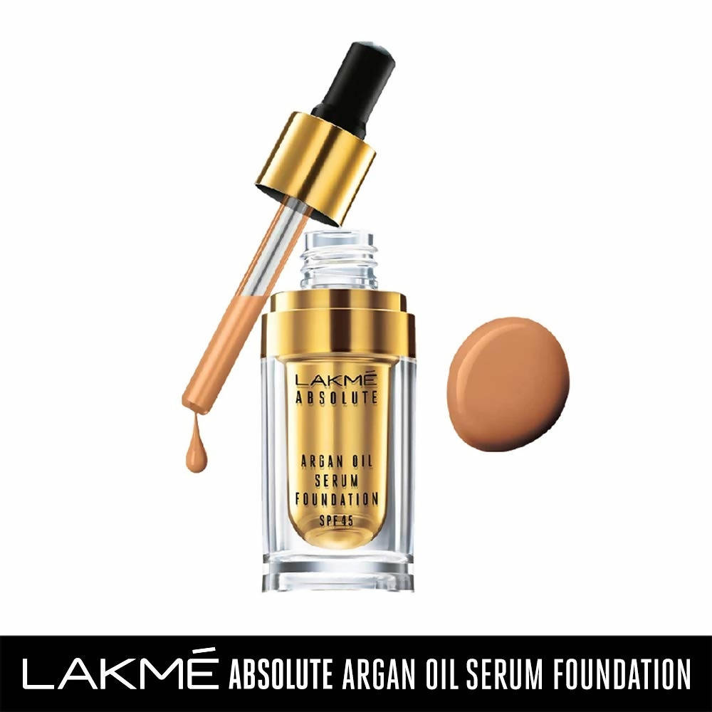 Lakme Absolute Argan Oil Serum Foundation with SPF 45 - Natural Almond
