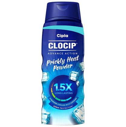 Cipla Clocip Advance Action Prickly Heat Powder - BUDNE