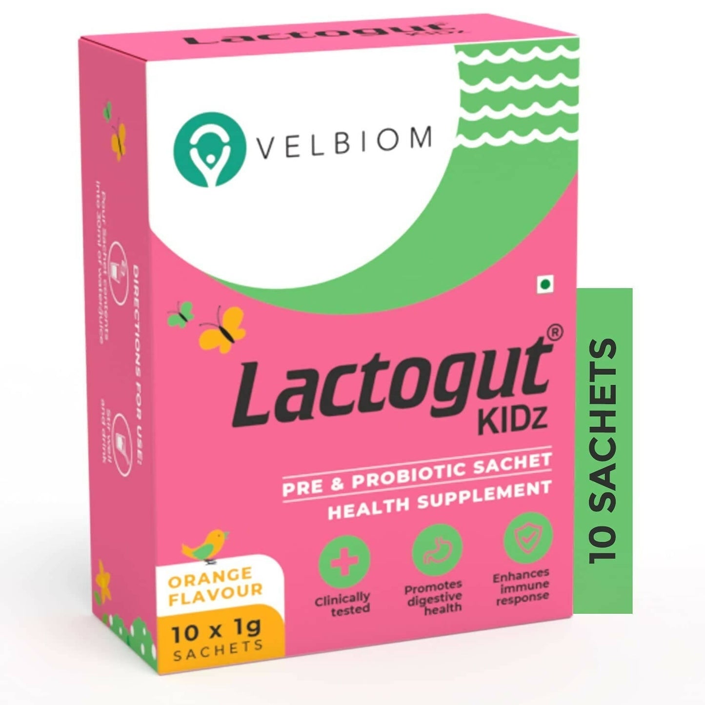 Velbiom Lactogut Kidz Probiotics Powder For Kids