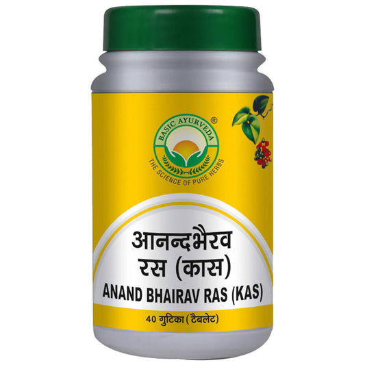 Basic Ayurveda Anand Bhairav Ras (Kas) Tablet