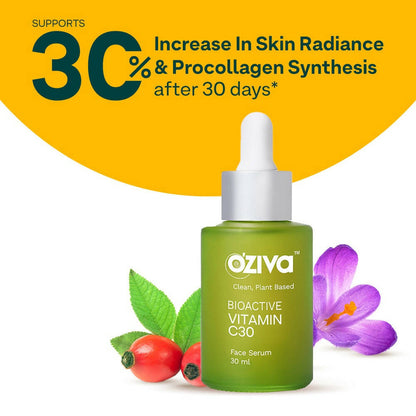 OZiva Bioactive Vitamin C30 Face Serum