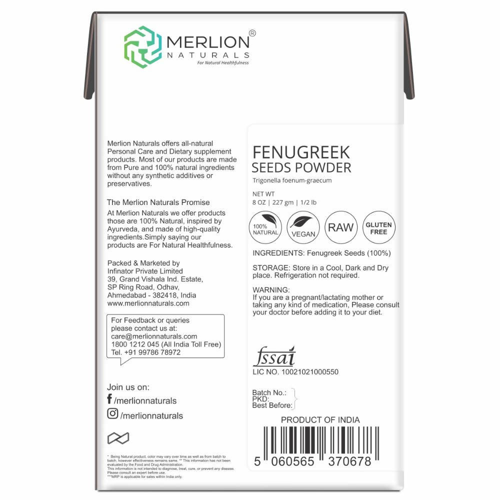 Merlion Naturals Fenugreek Seeds Powder