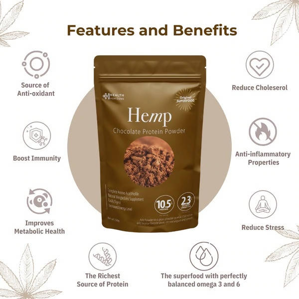 Health Horizons Hemp Chocolate Protein Powder