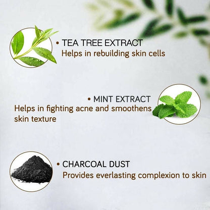 NutriGlow NATURAL'S Bamboo Charcoal Face Pack