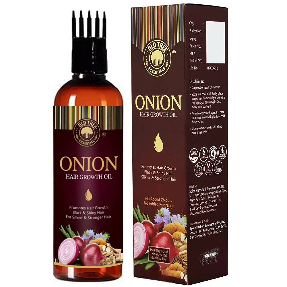 Old Tree Pure & Natural Onion Hair Oil - buy-in-usa-australia-canada