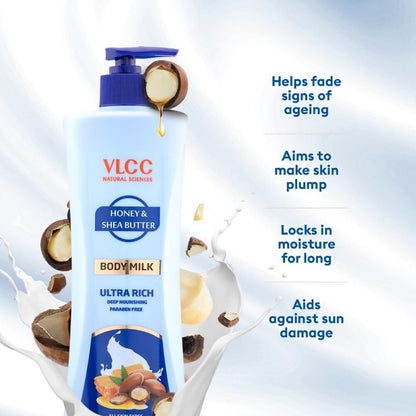 VLCC Honey And Shea Butter Body Milk Lotion