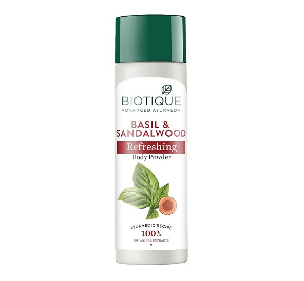 Biotique Basil & Sandalwood Refreshing Body Powder - BUDNE