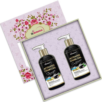 St.Botanica Activated Charcoal Shampoo And Conditioner Combo