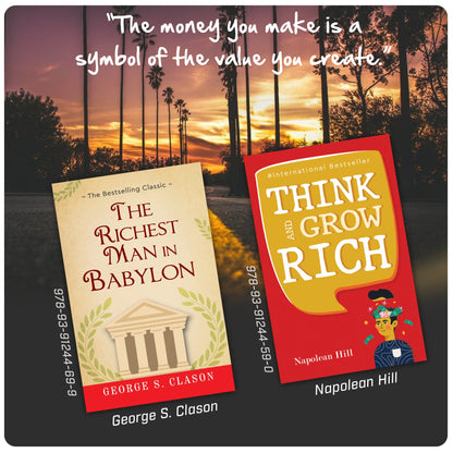 The Secrets of Success, Personality Growth & Wealth Books Set of 2 - The Richest Man In Babylon, Think And Grow Rich