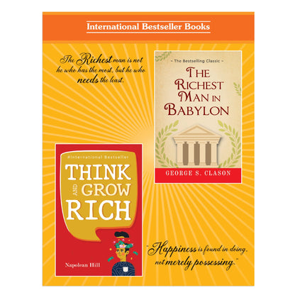 The Secrets of Success, Personality Growth & Wealth Books Set of 2 - The Richest Man In Babylon, Think And Grow Rich