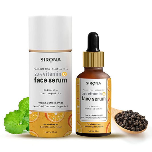 Sirona 20% Vitamin C Face Serum - BUDNEN