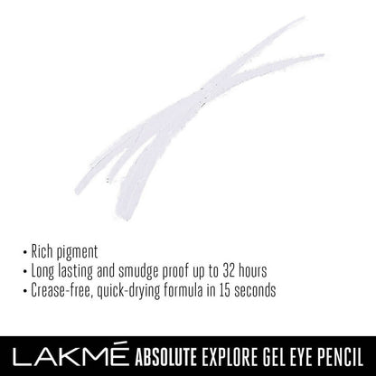Lakme Absolute Explore Eye Pencil - Ethereal White