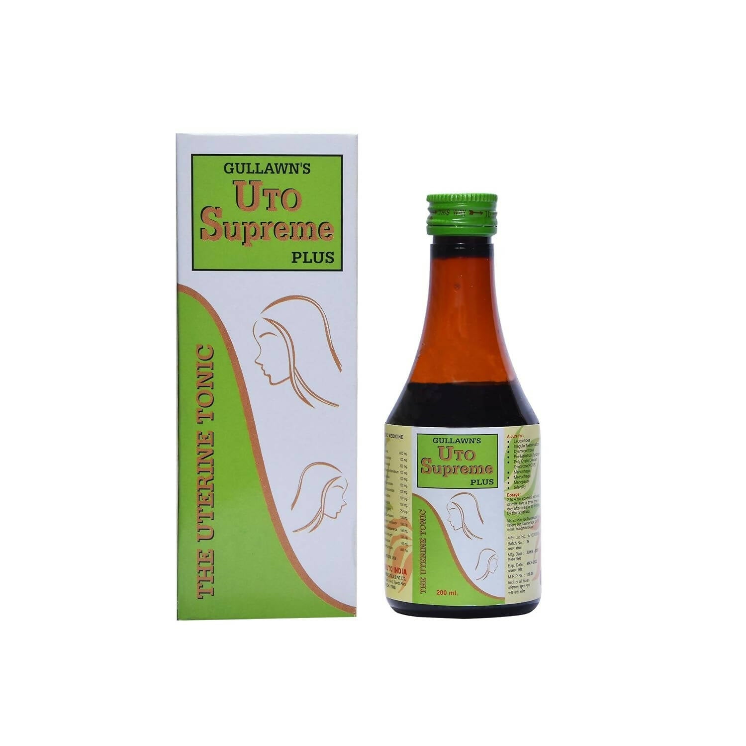 Rhuto India Uto Supreme plus Uterine Tonic - usa canada australia