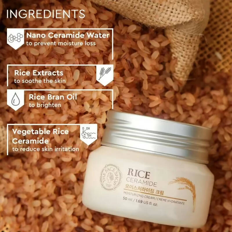 The Face Shop Rice & Ceramide Moisturizing Cream