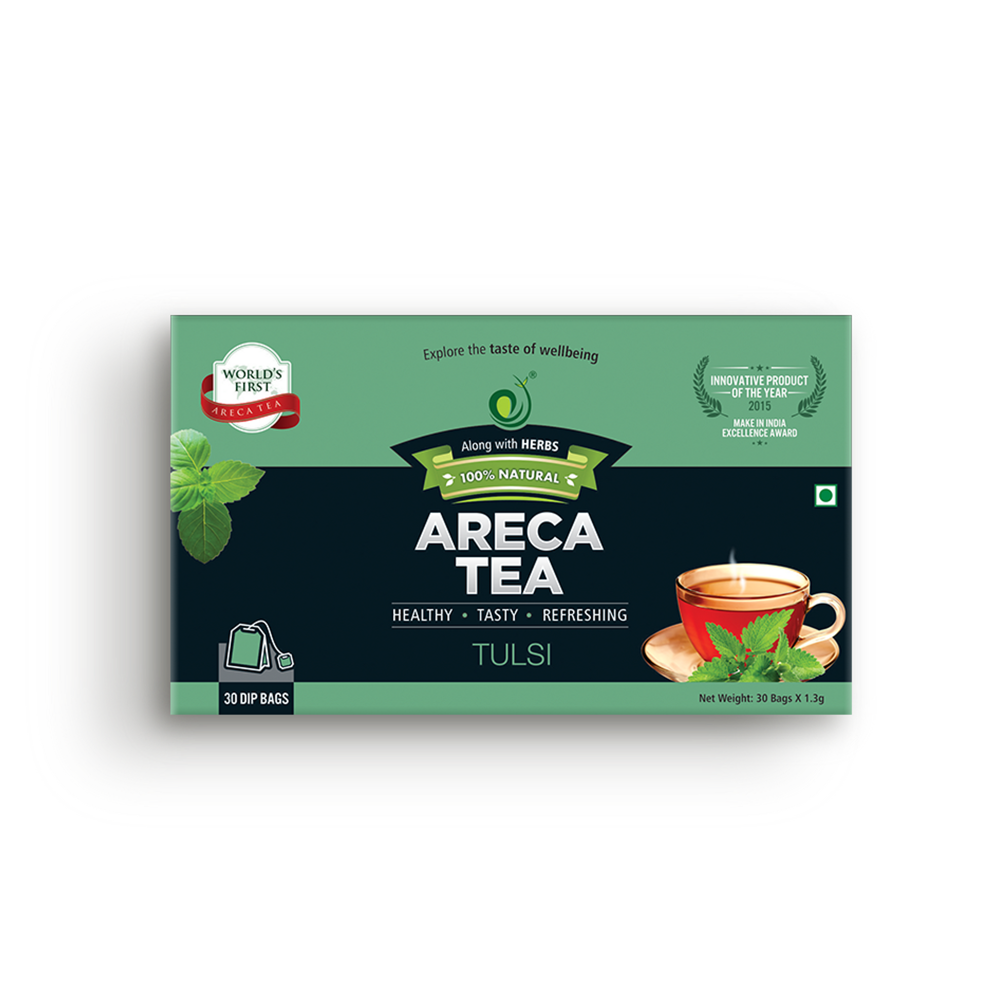 Green Remedies Areca Tea Tulsi - BUDNE
