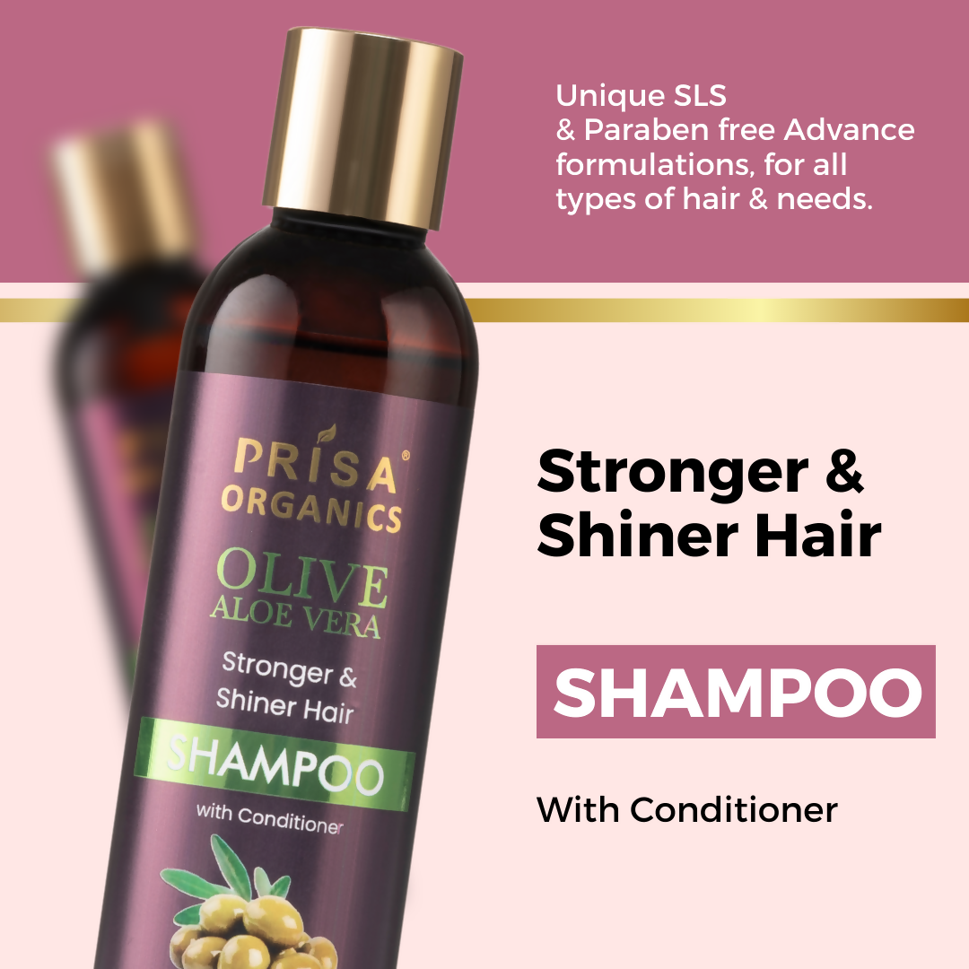 Prisa Organics Olive and Aloe Vera Shampoo