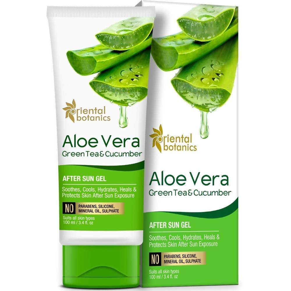 Oriental Botanics Aloe Vera, Green Tea & Cucumber After Sun Gel