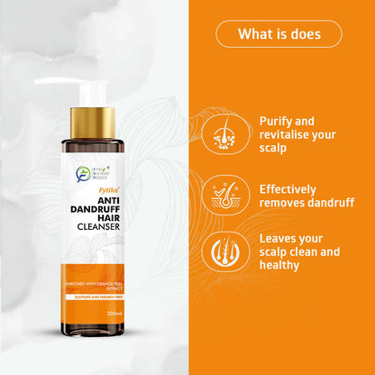 Fytika Anti dandruff Hair Cleanser with Orange Peel Extract