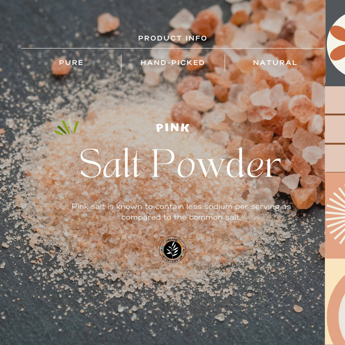 Organic Ayurve USA, Australia, Canada n Pink Salt Powder