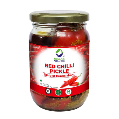 Organic Wellness Red Chilli Pickle - BUDNE