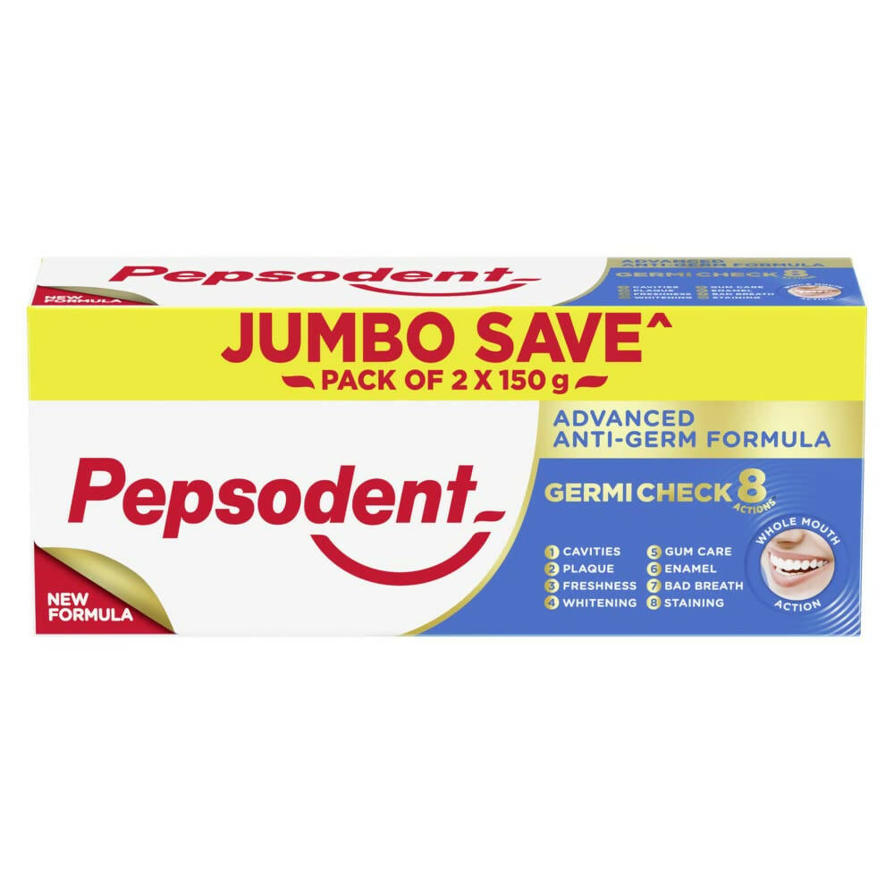 Pepsodent Germicheck 8 Actions Toothpaste With Anti-Germ Formula - BUDEN