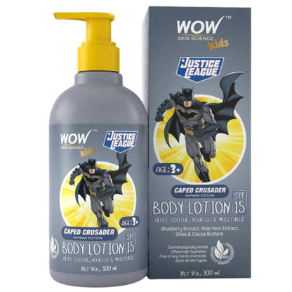Wow Skin Science Kids Body Lotion - Caped Crusader Batman Edition