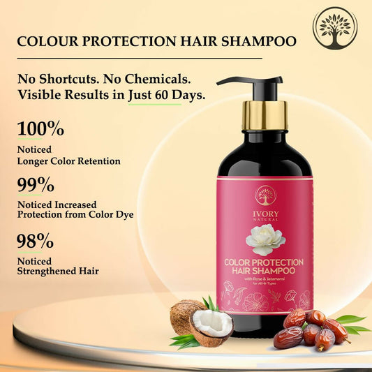 Ivory Natural Color Protection Hair Shampoo - Natural Solution For Coloured Hair