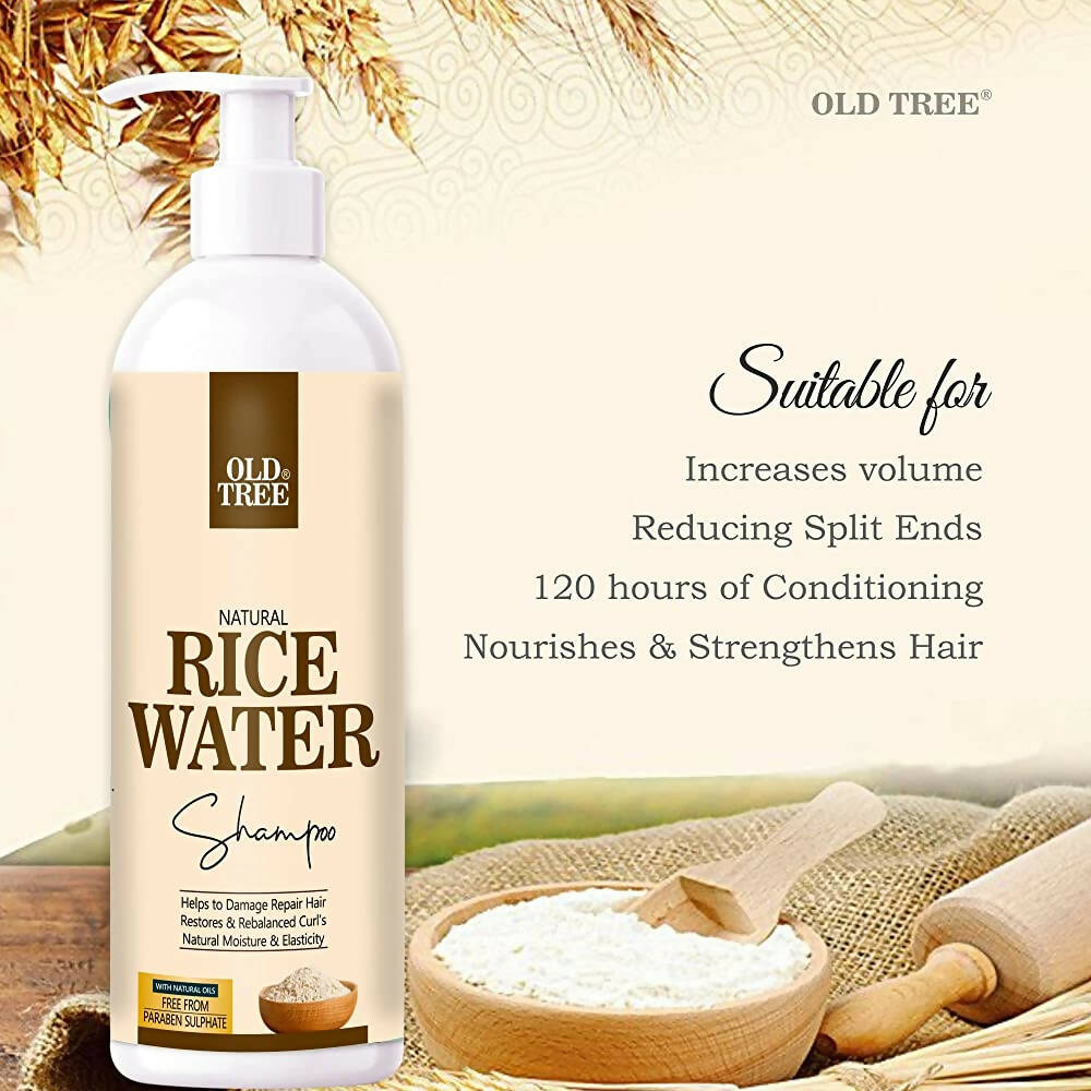 Old Tree Rice Water Shampoo for Damage Repair Hair