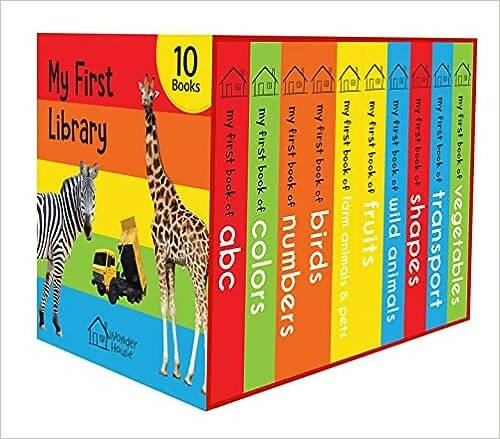 Wonder House Books My First Mini Library : Boxset of 10 Board Books -  buy in usa 