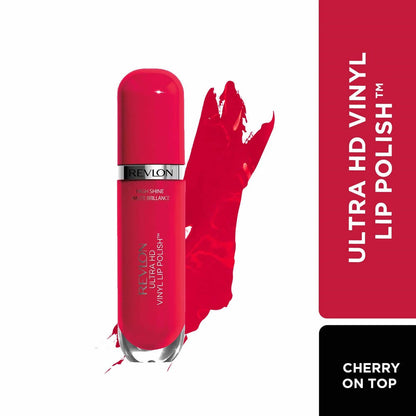 Revlon High Shine Haute Brillance Ultra Hd Vinyl Lip Polish - Cherry On Top