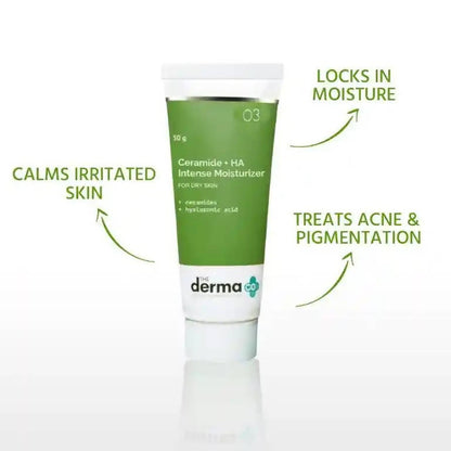 The Derma Co Ceramide + HA Intense Moisturizer for Dry Skin