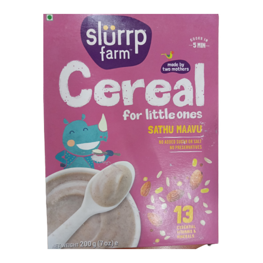 Slurrp Farm Sathu Maavu Cereal For Little Ones -  USA, Australia, Canada 