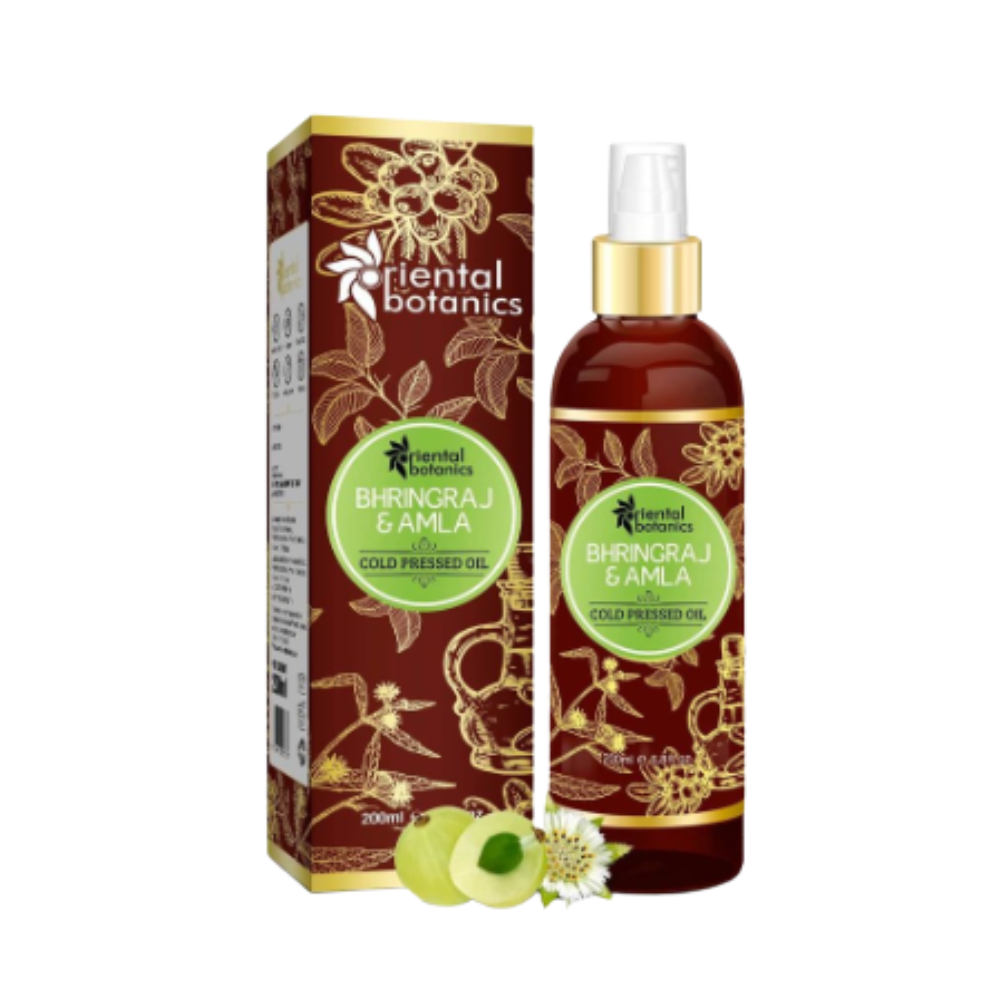 Oriental Botanics Bhringraj & Amla Hair Oil - buy-in-usa-australia-canada