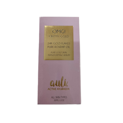 Auli OMG 24K Gold Flakes Pure Rosehip Oil