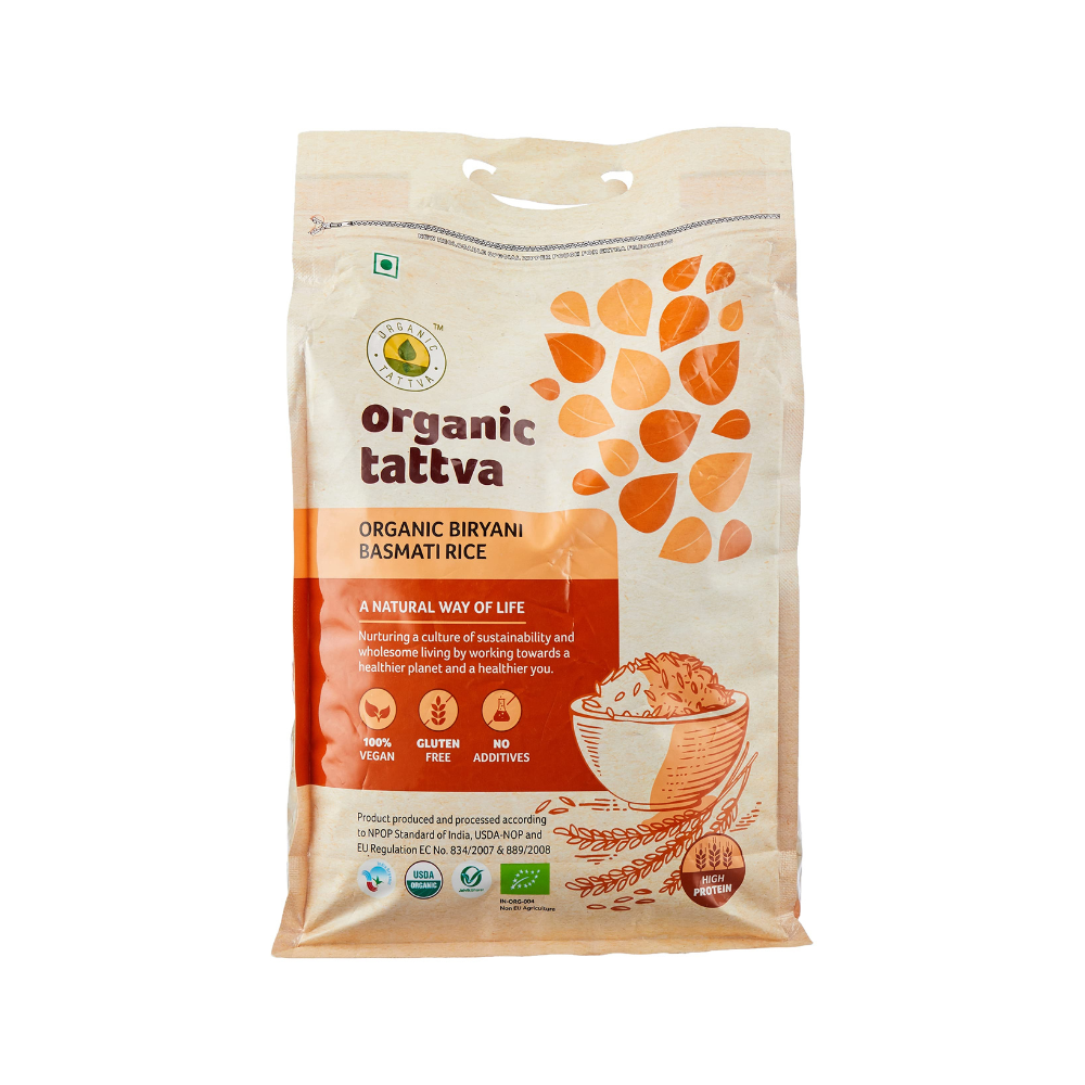 Organic Tattva Biryani Basmati Rice -  USA, Australia, Canada 