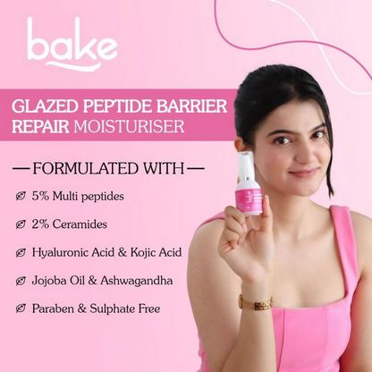 Bake Super Glow+ Glazed Peptide Barrier Repair Moisturizer