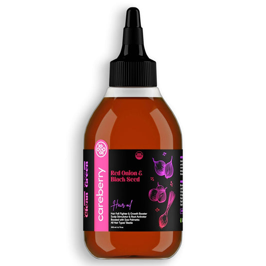 Careberry 100% Organic Red Onion & Black Seed Extract Oil