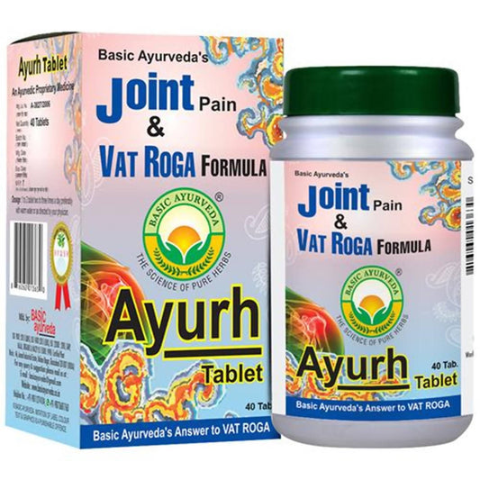 Basic Ayurveda Joint Pain & Vat Roga Formula Ayurh Tablets