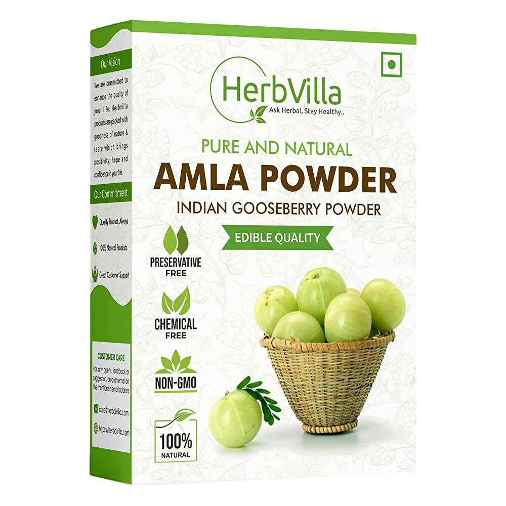 Herbvilla Amla (Indian Gooseberry) Powder For Hair Growth -  buy in usa canada australia