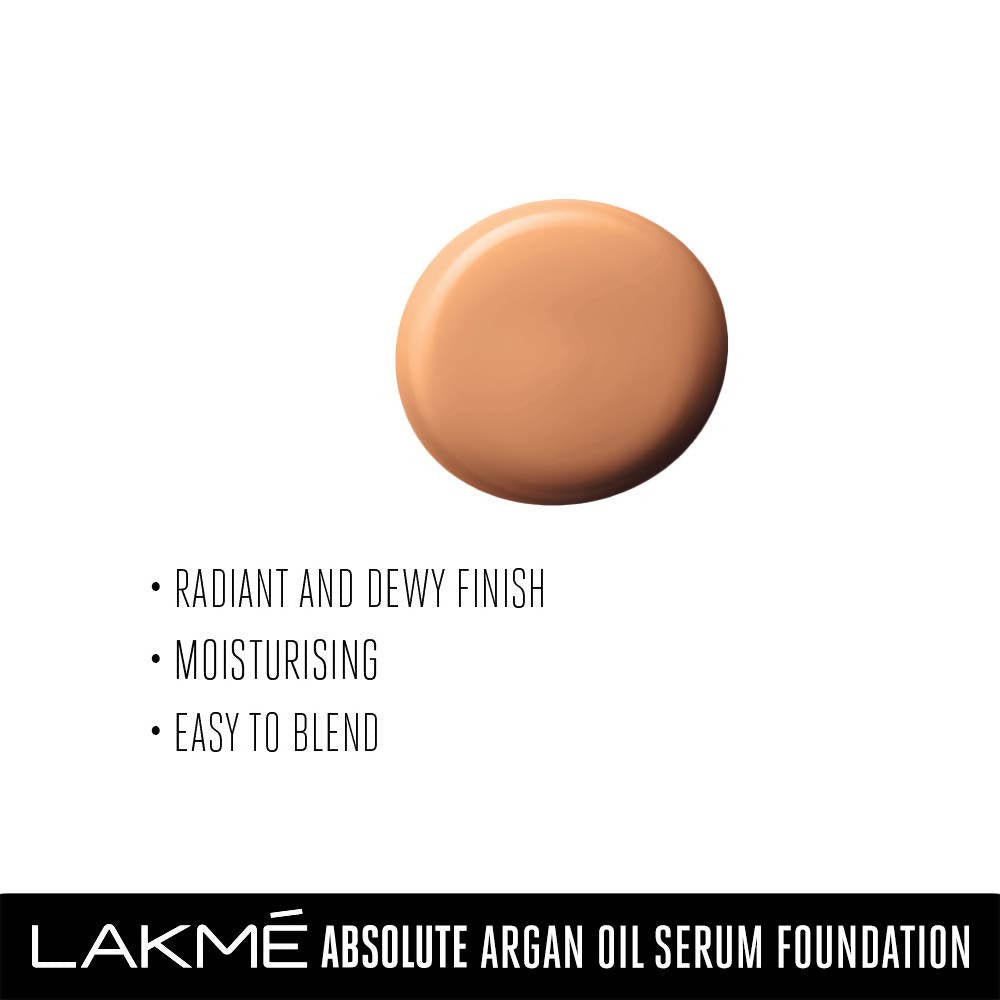 Lakme Absolute Argan Oil Serum Foundation with SPF 45 - Silk Golden