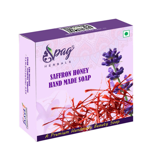 Spag Herbals Saffron Honey Handmade Soap - BUDEN