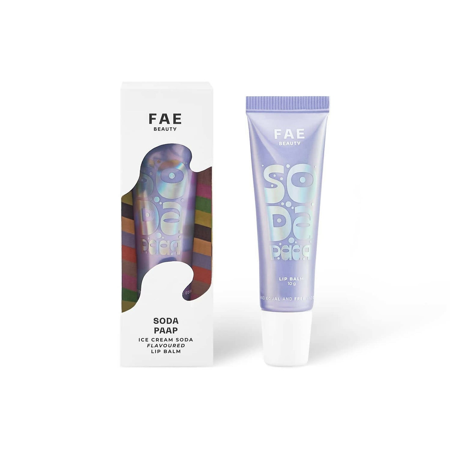 FAE Beauty Soda Paap Ice Cream Soda Lip Balm SPF 20+ - Untinted with Subtle Shimmer - BUDNEN