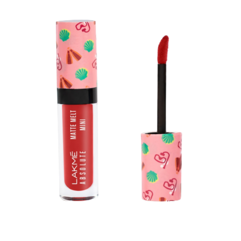 Lakme Absolute Matte Melt Mini Liquid Lip Color - Coral Camp - buy in USA, Australia, Canada