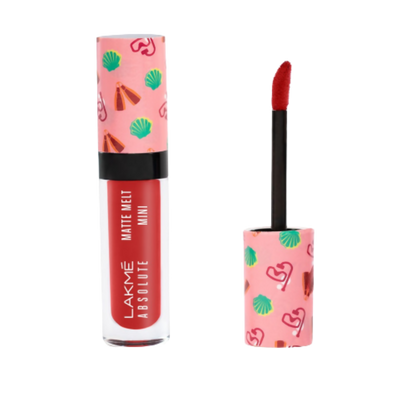 Lakme Absolute Matte Melt Mini Liquid Lip Color - Coral Camp - buy in USA, Australia, Canada