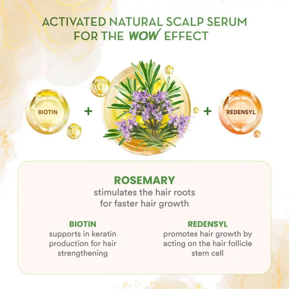 Wow Life Science Rosemary With Biotin Hair Serum