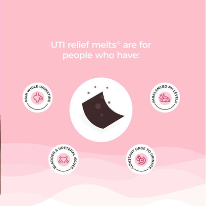 Wellbeing Nutrition Melts UTI Relief Oral Strips-Cranberry Fusion Flavor