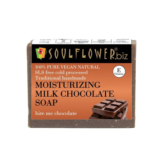 Soulflower Moisturizing Milk Chocolate Handmade Soap - BUDEN