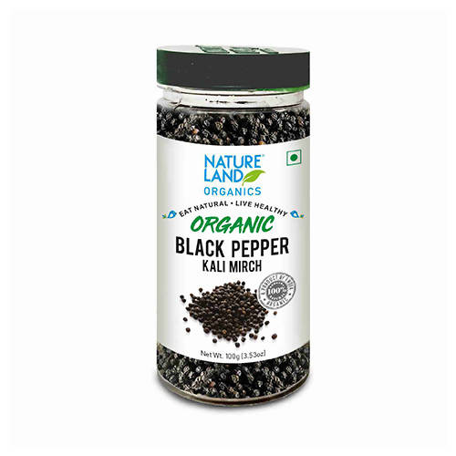 Nature Land Organics Black Pepper (kali Mirch) -  USA, Australia, Canada 