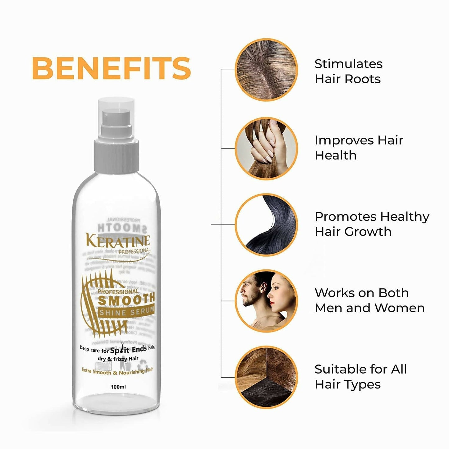 Keratine Professional Smooth Shine Hair Serum